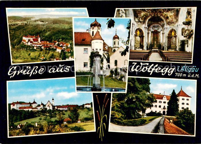 Wolfegg Schloss und Pfarrkirche Innenansicht Fliegeraufnahme