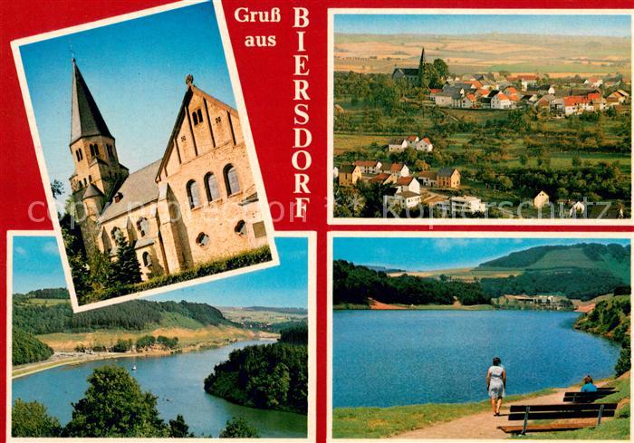 Biersdorf See Panorama Naturpark Suedeifel Kirche