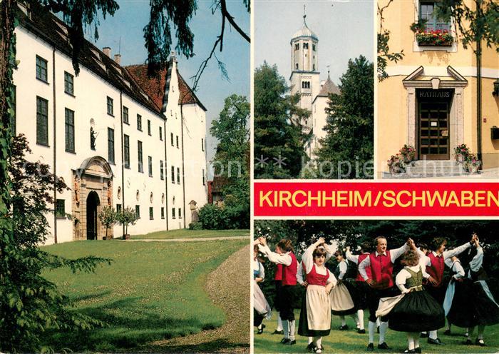 Kirchheim Schwaben Schloss Kirche Rathaus Volkstanz Trachten