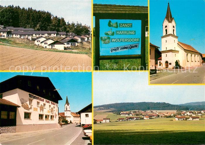 Zandt Oberpfalz Panorama Wirtshaus Kirche Wohnsiedlung