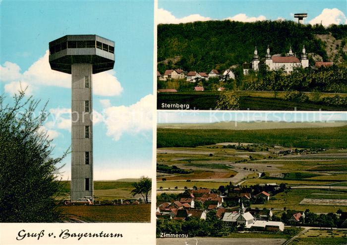 Zimmerau Sternberg Aussichtsturm am Buechelberg Ortsansichten