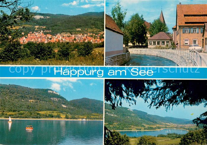 Happurg Panorama Stausee Ortsmotiv