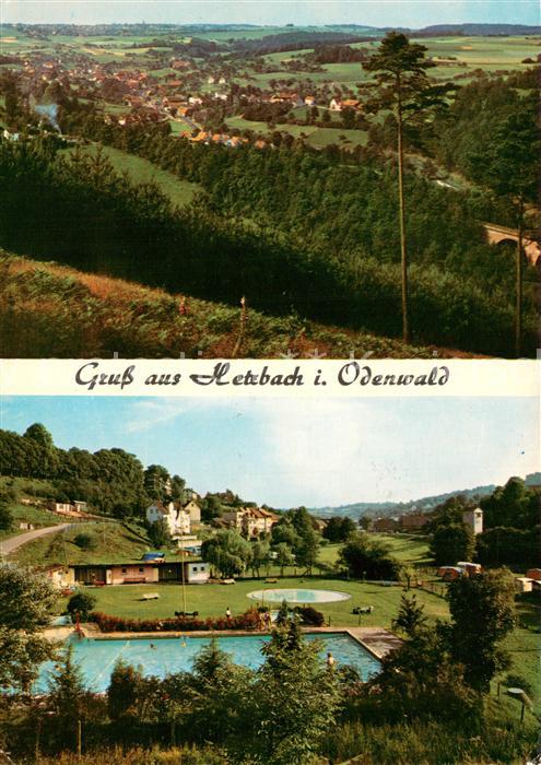 Hetzbach Beerfelden Odenwald Hessen Panorama Freibad