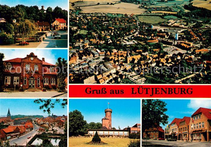 Luetjenburg Holstein Teilansichten Fliegeraufnahme