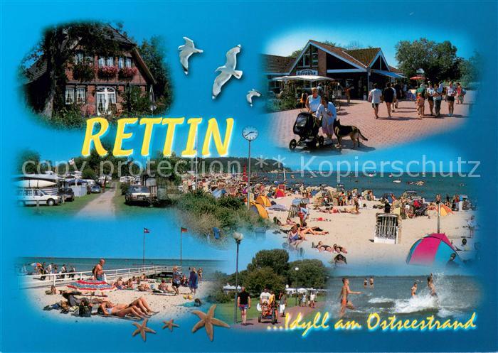 Rettin Wohnhaus Strandpromenade Kiosk Strandleben Campingplatz