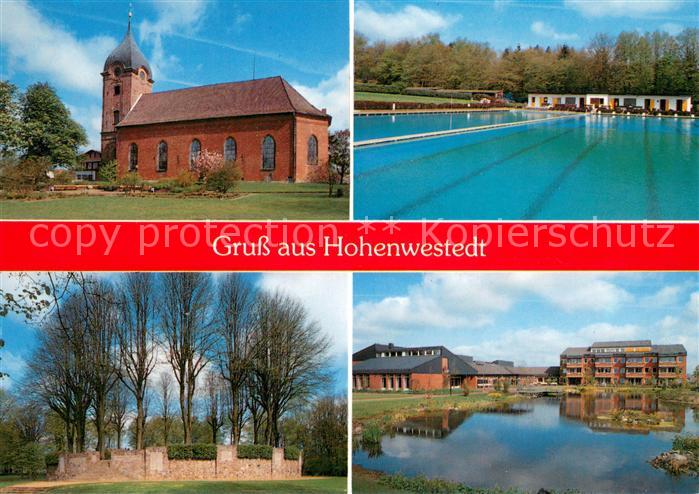 Hohenwestedt Kirche Freibad Parkanlagen