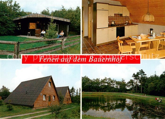 Moenkebuell Ferien auf dem Bauernhof Ferienhaeuser Teich