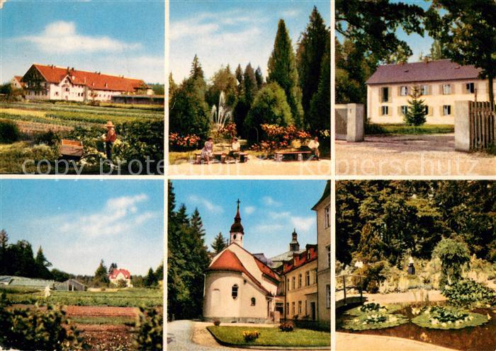 Planegg Waldsanatorium Landwirtschaft Kirche Teich