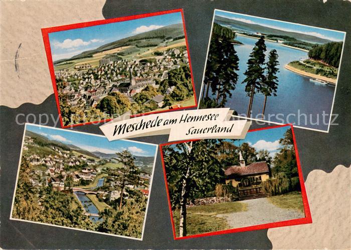 Meschede Gesamtansicht Hennesee Kapelle