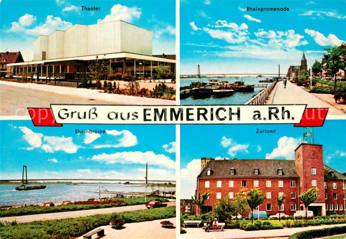 Emmerich Rhein Theater Rheinpromenade Rheinbruecke Zollamt