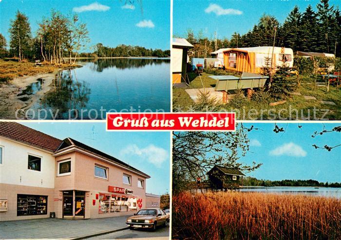 Wehdel Wesermuende Sparmarkt Campingplatz Landschaftspanorama See