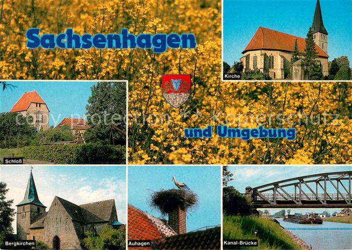 Sachsenhagen und Umgebung Kirche Schloss Bergkirchen Auhagen Storchennest Kanal