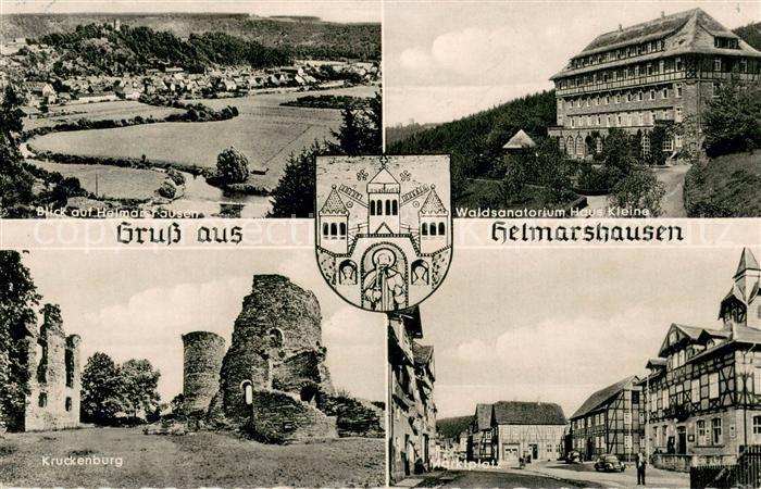 Helmarshausen Panorama WaldsanatoriumHaus Kleine Kruckenburg Marktplatz