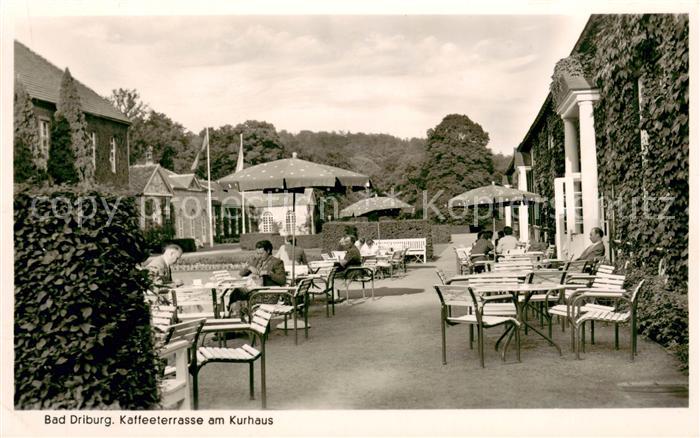 Bad Driburg Kaffeeterrasse am Kurhaus