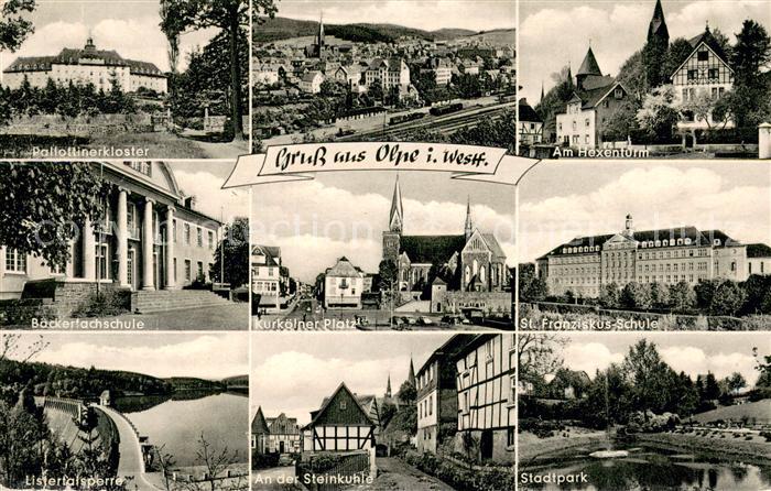 Olpe Meschede Pallottinerkloster Am Hexenturm Baeckerfachschule Kurkoelner Platz