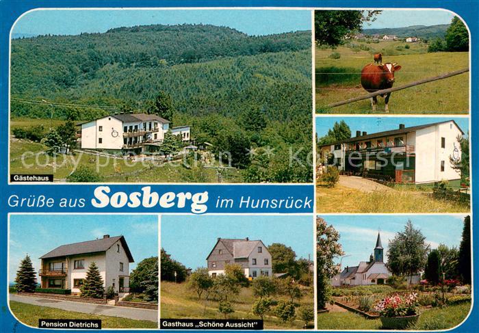 Sosberg Gaestehaus Pension Dietrichs Gasthaus Schoene Aussicht Kirche