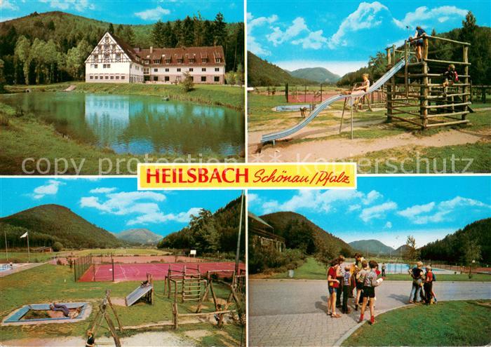 Schoenau Pfalz Jugendbildungs und Freizeitstaette Heilsbach Spielplatz Sportanla