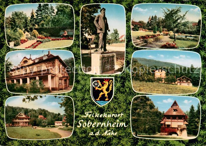 Sobernheim Parkpartien Kurhaus Felke Denkmal