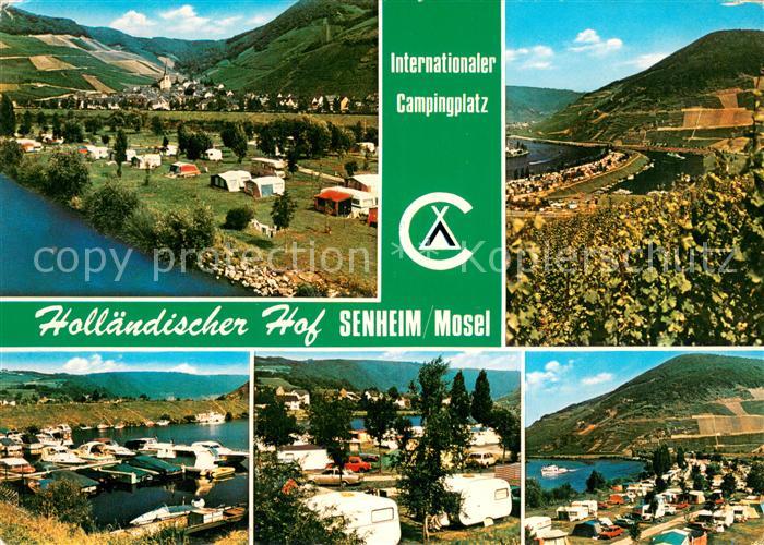 Senheim-Senhals Fliegeraufnahme Int Campingplatz Hollaendischer Hof Weinberg Boo