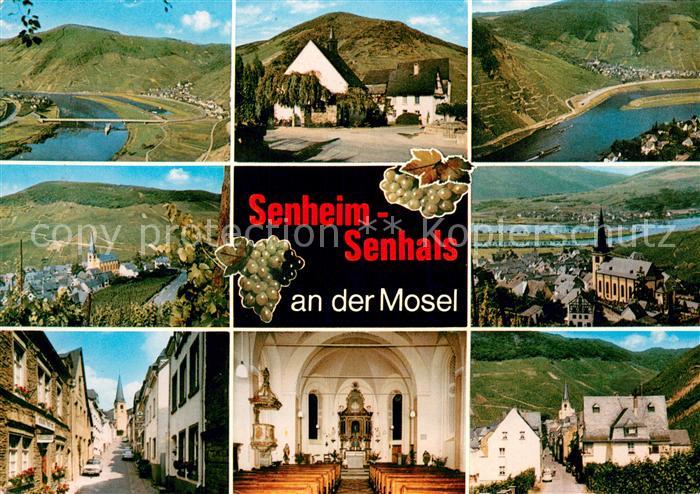 Senheim-Senhals Moselpartien Kirche Inneres Ortsmotive