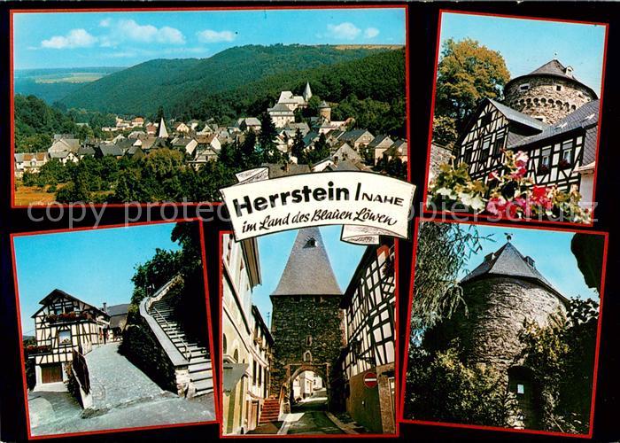 Herrstein Panorama Fachwerkhaus Turm Stadttor