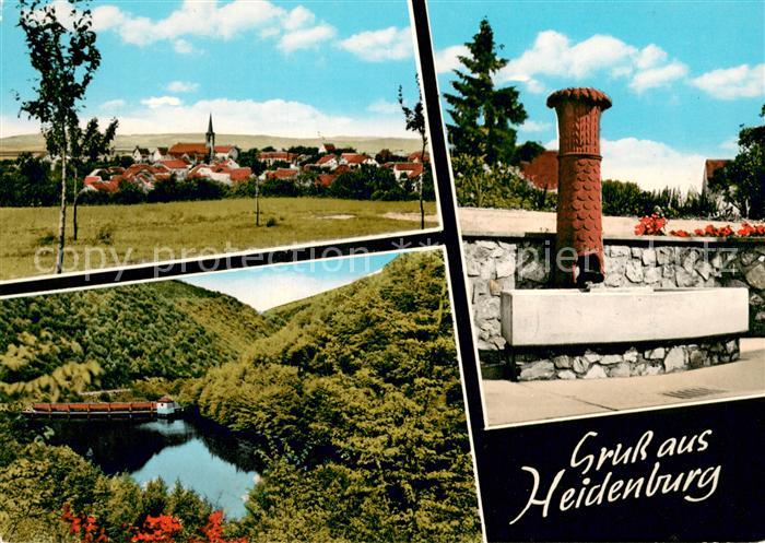 Heidenburg Panorama Brunnen Park