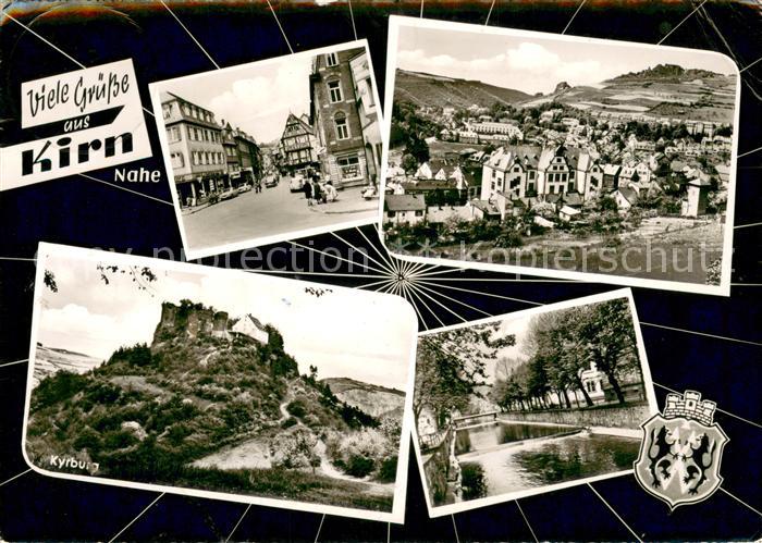 Kirn Nahe Ortsansichten Kyrburg Nahepartie