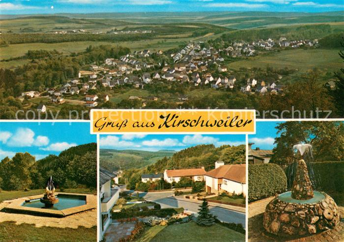 Kirschweiler Fliegeraufnahme Brunnen Teilansicht