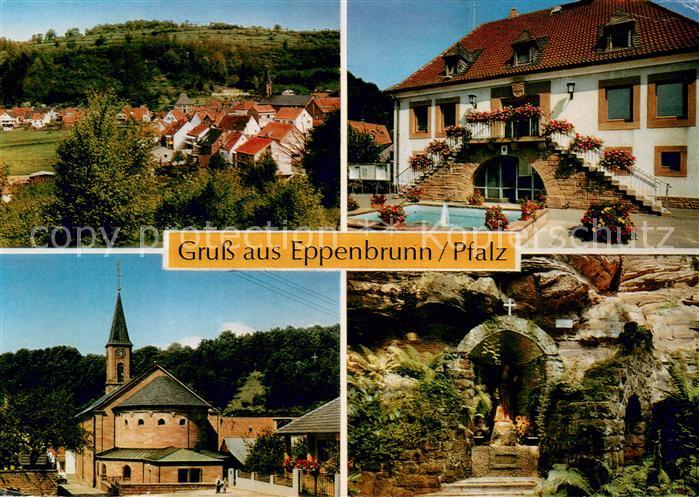 Eppenbrunn Ortsansicht Rathaus Kirche Grotte