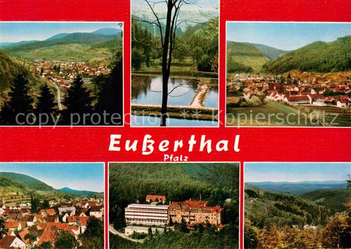 Eusserthal Autorennstrecke Forellenzuchtanstalt Althis Kirche Sanatorium Flieger