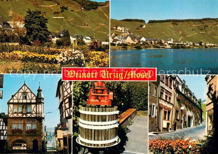 uerzig Park Panorama Fachwerkhaus Weinpresse Dorfstrasse