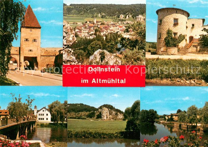 Dollnstein Stadttor Panorama Turm Bruecke Burg