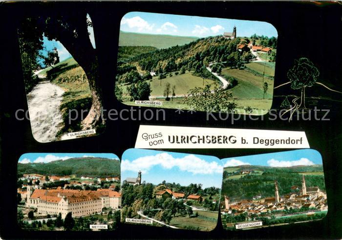 Ulrichsberg Niederbayern Teilansichten Metten Ortspartie Deggendorf