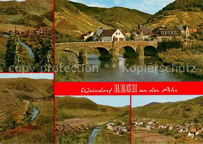 Rech Ahr Ahrtal Panorama Ahrbruecke