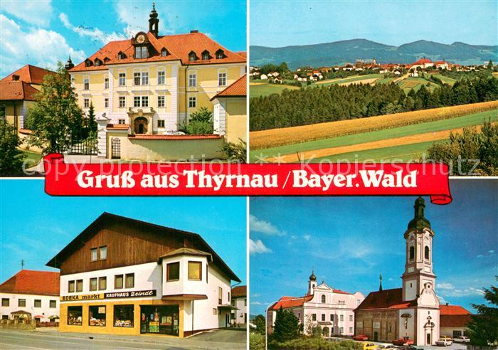 Thyrnau Schloss Panorama Edeka Markt Kirche