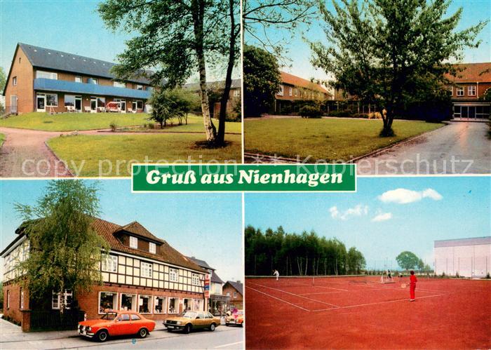 Nienhagen Celle Teilansichten Tennisplatz