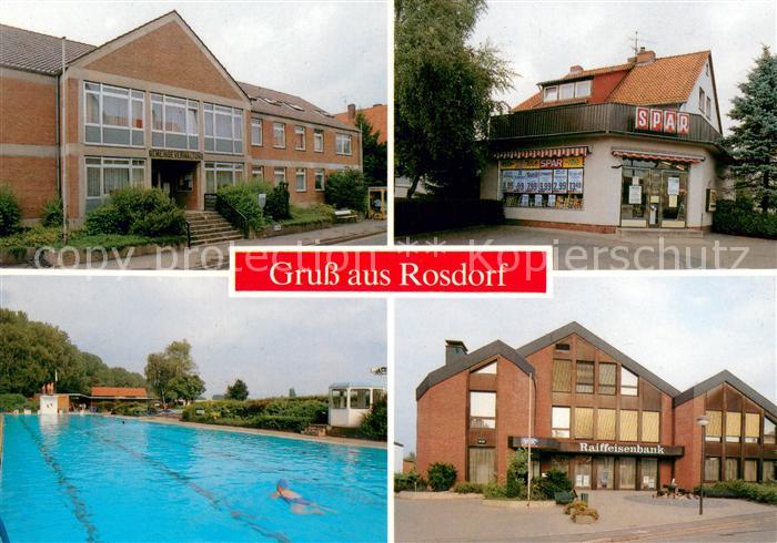 Rosdorf Goettingen Gemeindeverwaltung Spar Markt Schwimmbad Raiffeisenbank