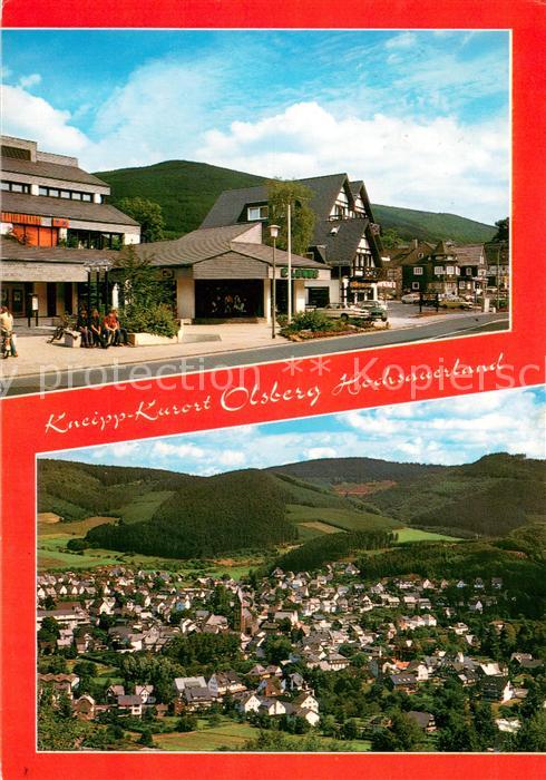 Olsberg Sauerland Strassenpartie Fliegeraufnahme