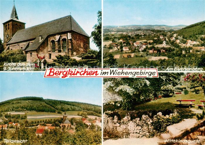 Bergkirchen Bad Oeynhausen Kirche Am Buchenberg Telansicht Wittekindsquelle