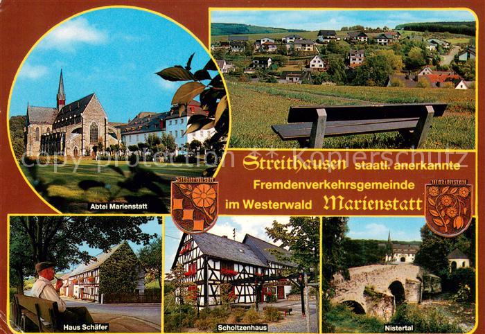 Streithausen Abtei Marienstatt Panorama Haus Schaefer Scholtzenhaus Nistertal