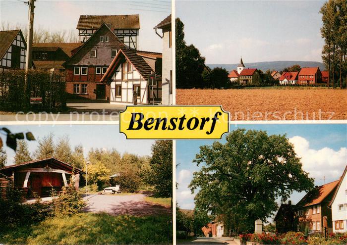 Benstorf Dorfansicht Alte Muehle Grillplatz Thie