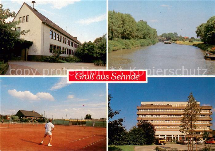 Sehnde Institut Mittellandkanal Tennisplatz Wohnblock