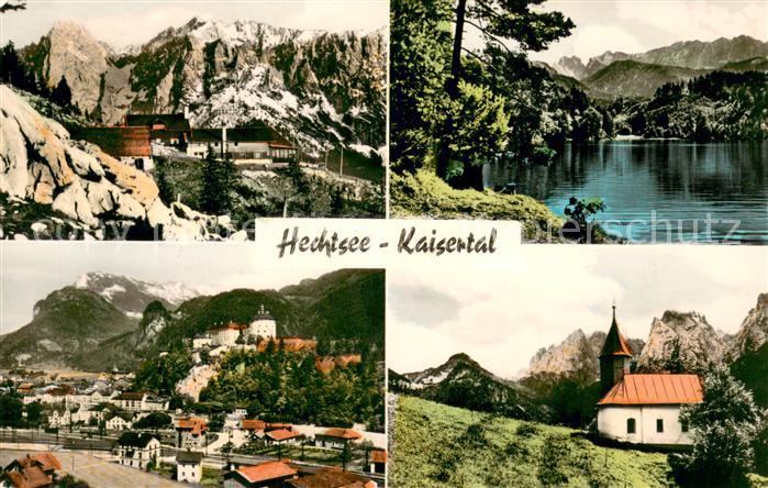 Kufstein Tirol Hechtsee Kaisertal Kapelle Alpenpanorama