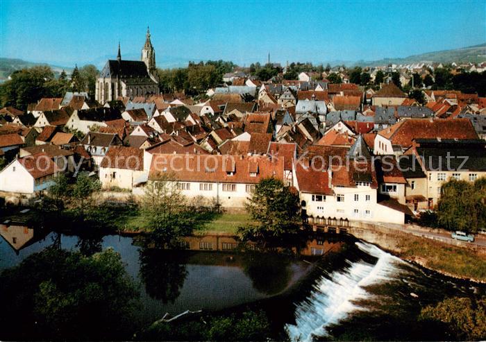 Meisenheim Glan Stadtbild mit Kirche Wehr