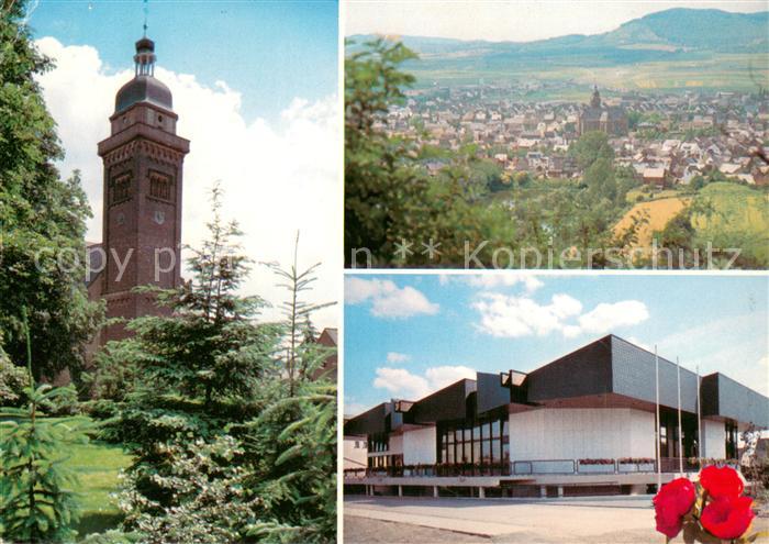 Kruft Turm Stadtpfarrkirche Moderne Architektur Stadtpanorama