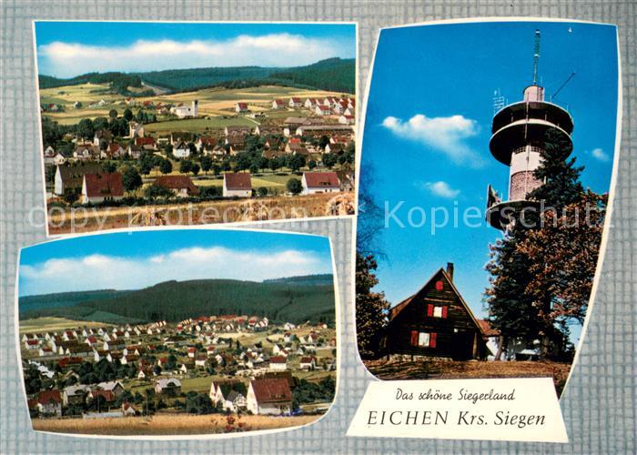 Eichen Kreuztal Westfalen Panorama Kindelsbergturm Gaststaette Ausflugsziel