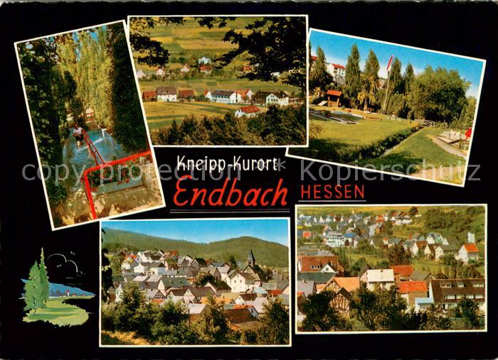 Bad Endbach Teilansichten Kneippkurort Wassertreten Minigolf