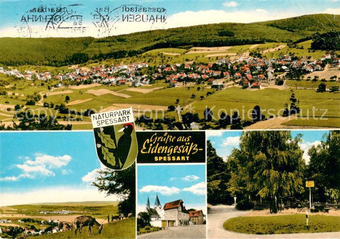 Eidengesaess Panorama Erholungsort Naturpark Spessart Hauptstrasse Wild