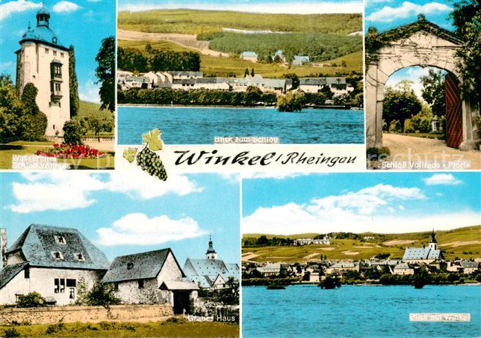 Winkel Oestrich-Winkel Wasserturm Schloss Vollrads Pforte Graues Haus