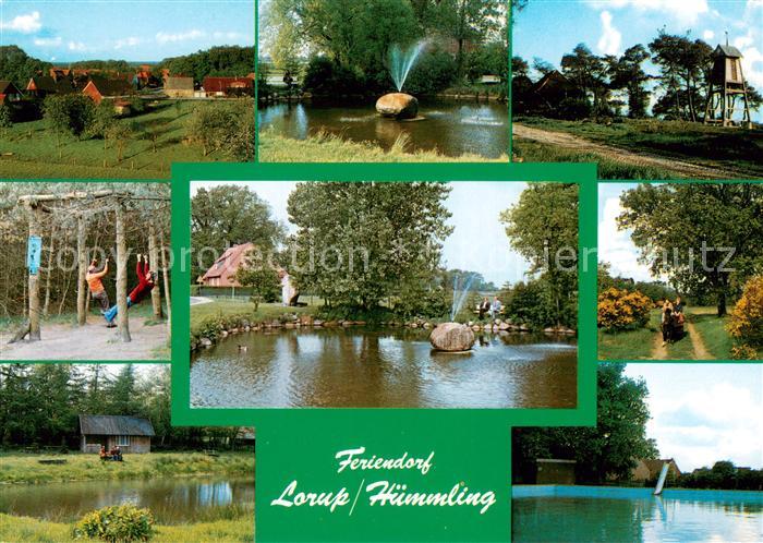 Huemmling Lorup Feriendorf Partie am Wasser Kinderspielplatz Ponywagen